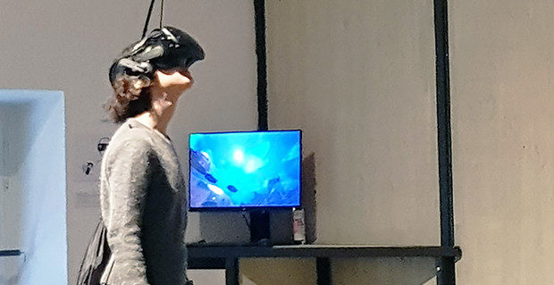 Virtuelle Raumerfahrungen im magischen Garten von Gustav Klimt